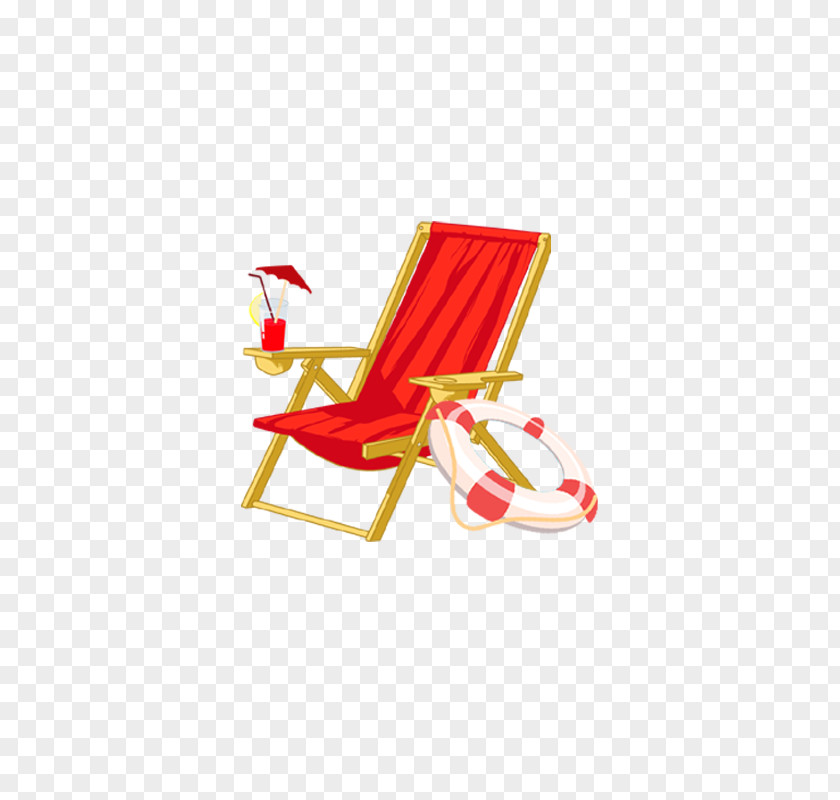 Seat Deckchair Beach Furniture PNG