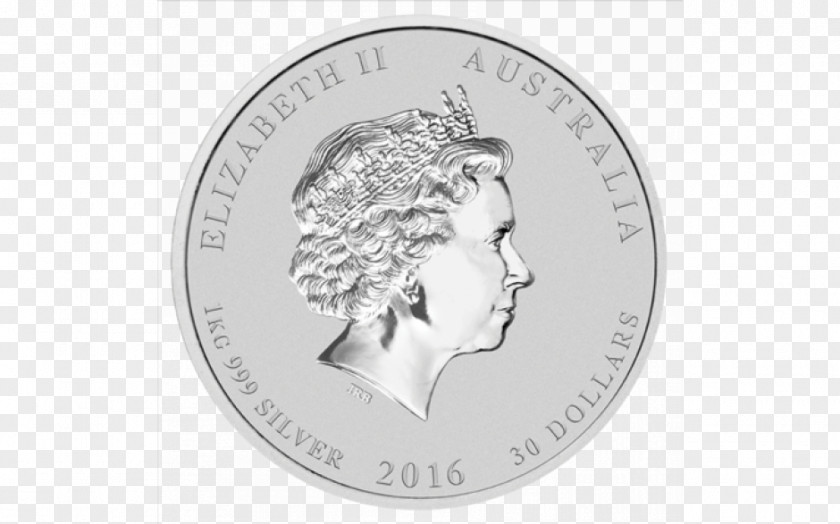 Silver Coin Perth Mint Bullion Australian Kookaburra PNG