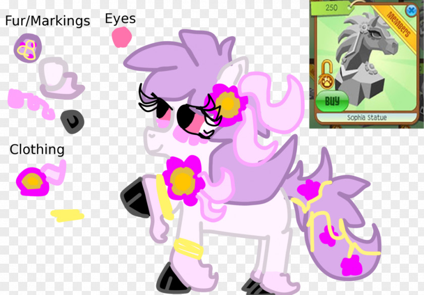 Arctic Fox Pony Horse National Geographic Animal Jam PNG