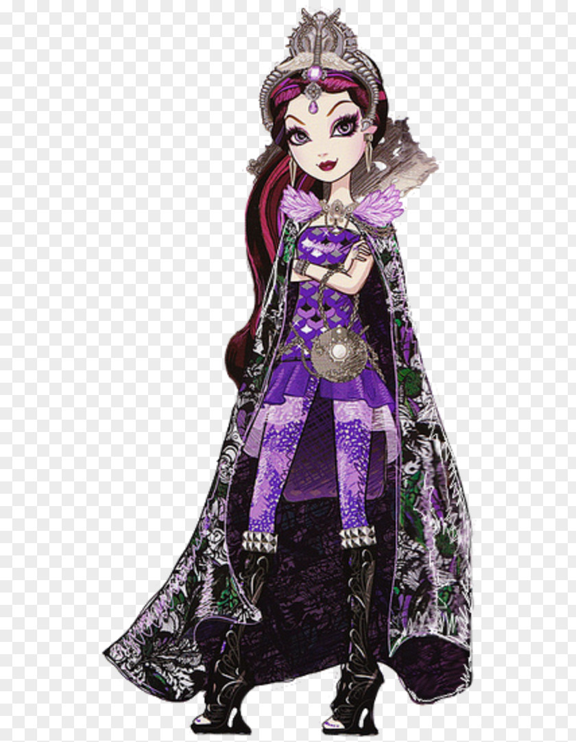 Queen Ever After High Legacy Day Apple White Doll Raven Art PNG