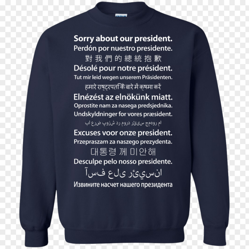 Trump Protests Sweater Long-sleeved T-shirt Bluza PNG