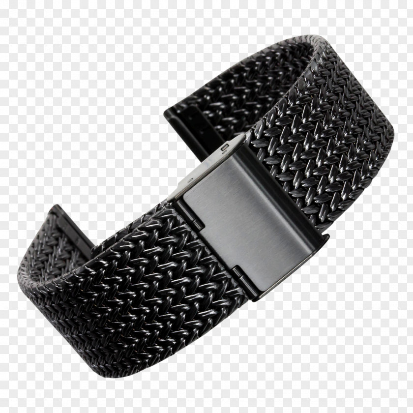Watch Strap Stainless Steel Mesh PNG