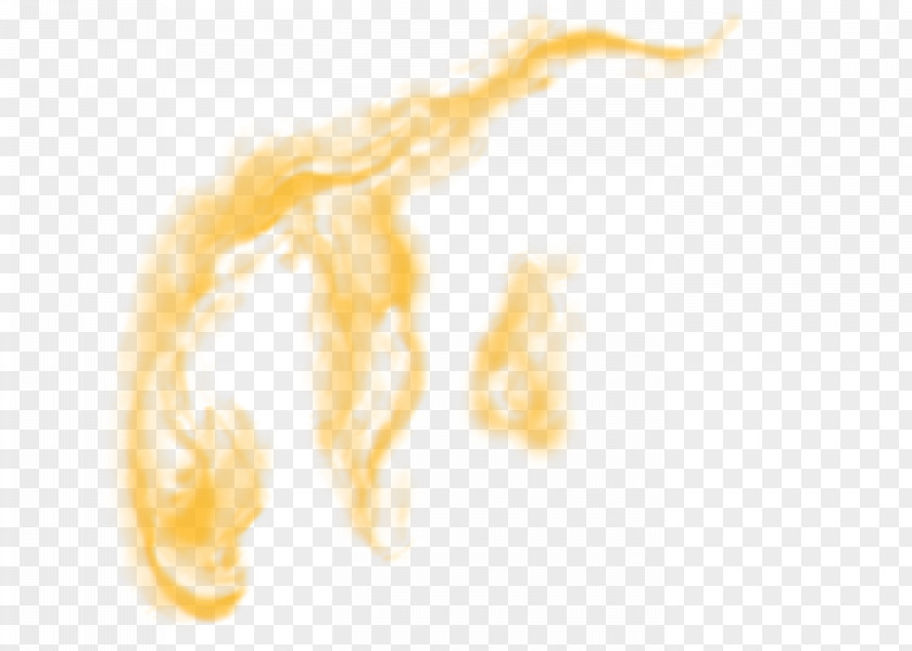 A Burning Little Flame Yellow Wallpaper PNG