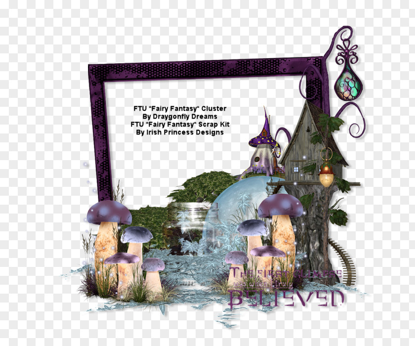 Fairy Fantasy Picture Frames PNG