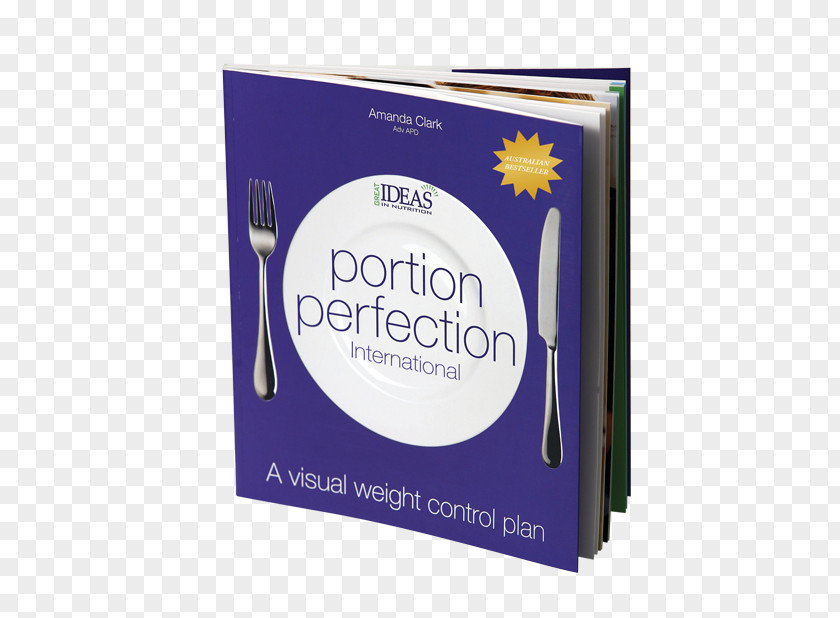 Foreign Books Portion Perfection: A Visual Weight Control Plan Health Book Brand Product PNG