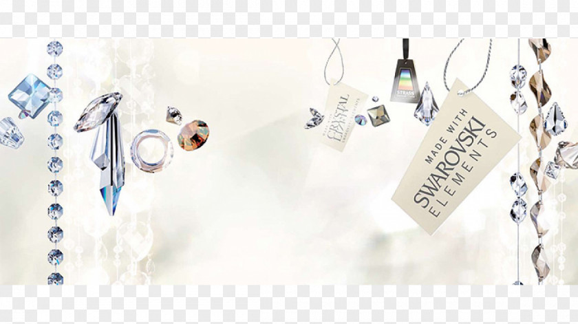 Jewellery Earring Swarovski AG Charms & Pendants Crystal PNG