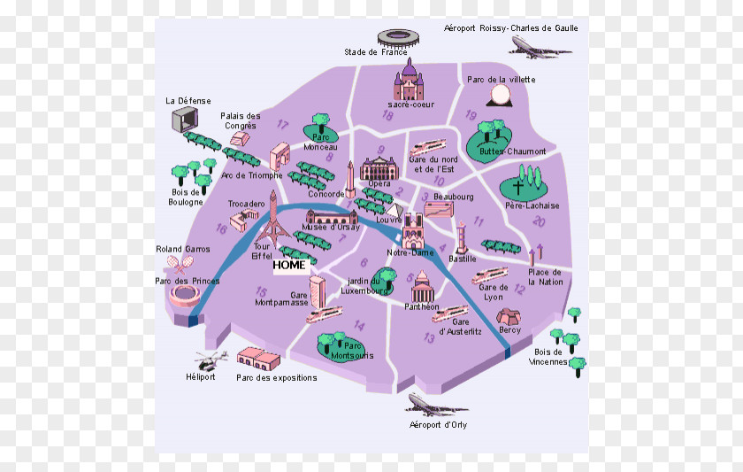 Map Arrondissements Of Paris 1st Arrondissement 18th 2nd PNG