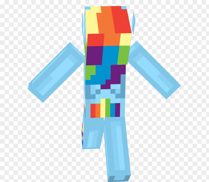 Minecraft Rainbow Frog Dash My Little Pony Product Design PNG