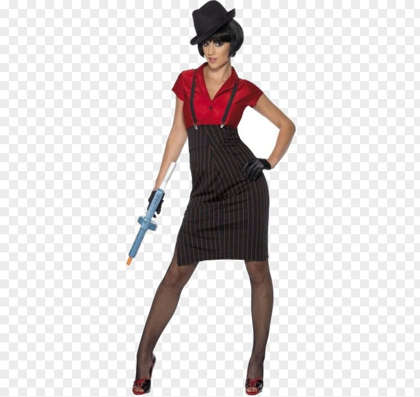 Oktoberfest Woman 1920s Costume Party Gangster Gun Moll PNG