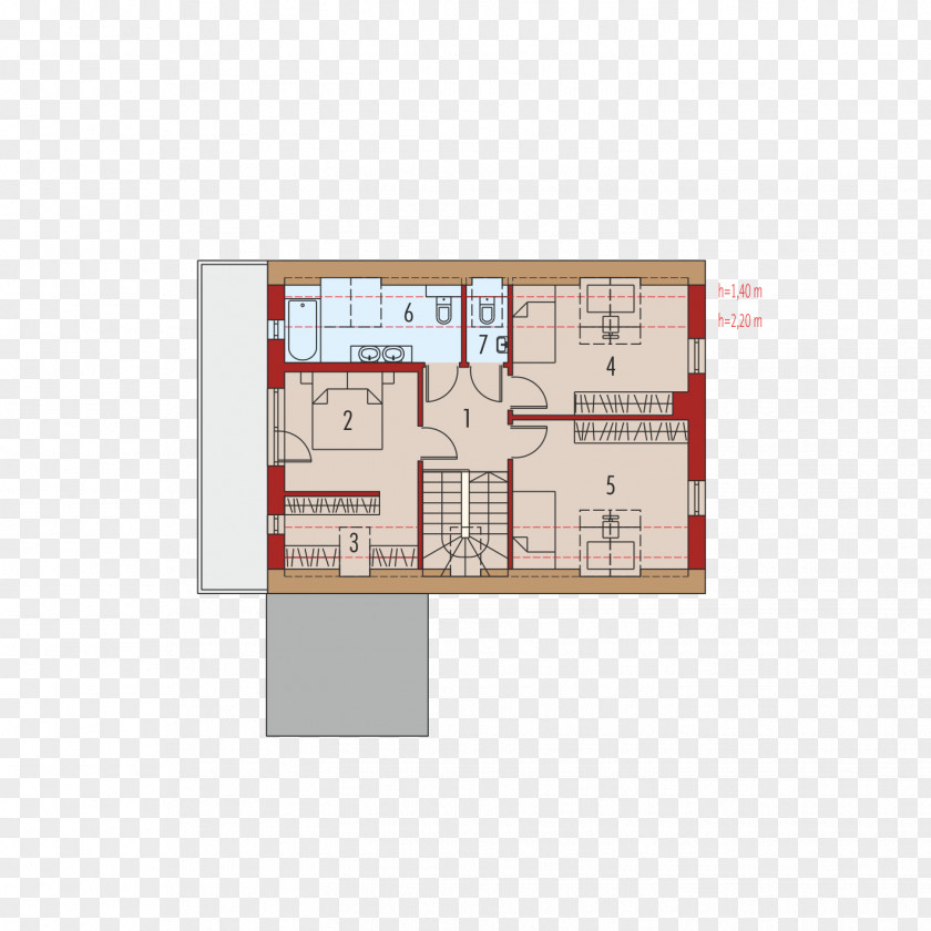 Plots Floor Plan House Building Attic Square Meter PNG