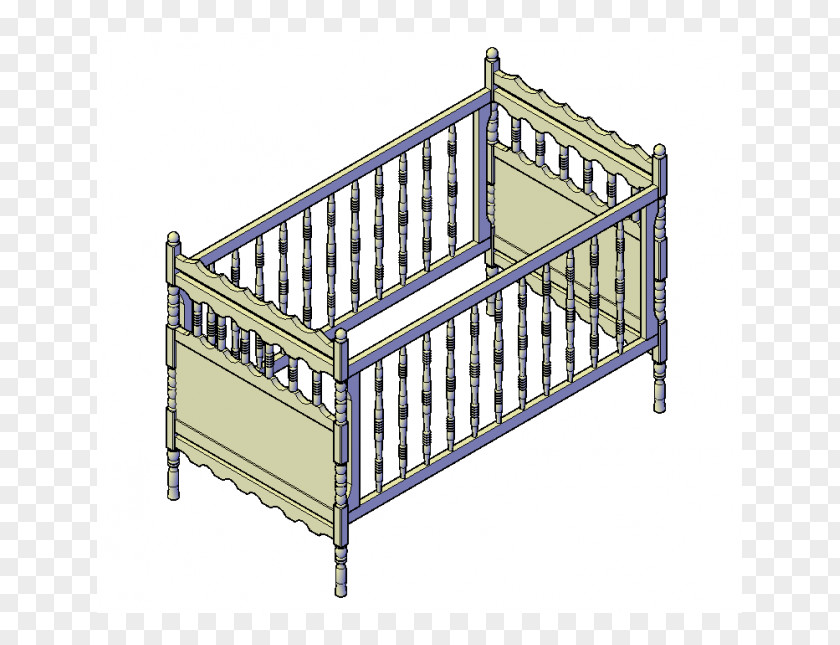 Bed Frame Cots PNG