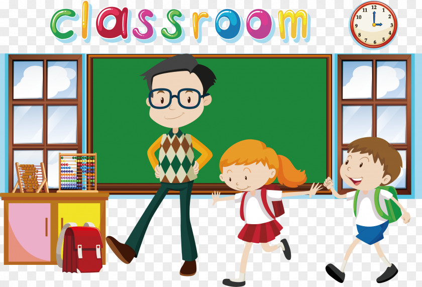 Cartoon Painting Janitor Vector Graphics Cleaner Illustration Classroom PNG