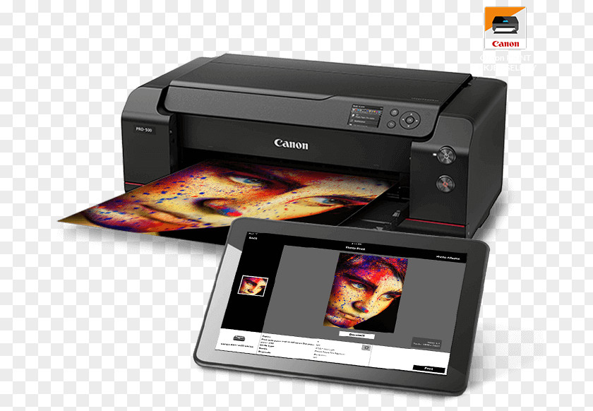 Printer Inkjet Printing Canon Imageprograf PNG