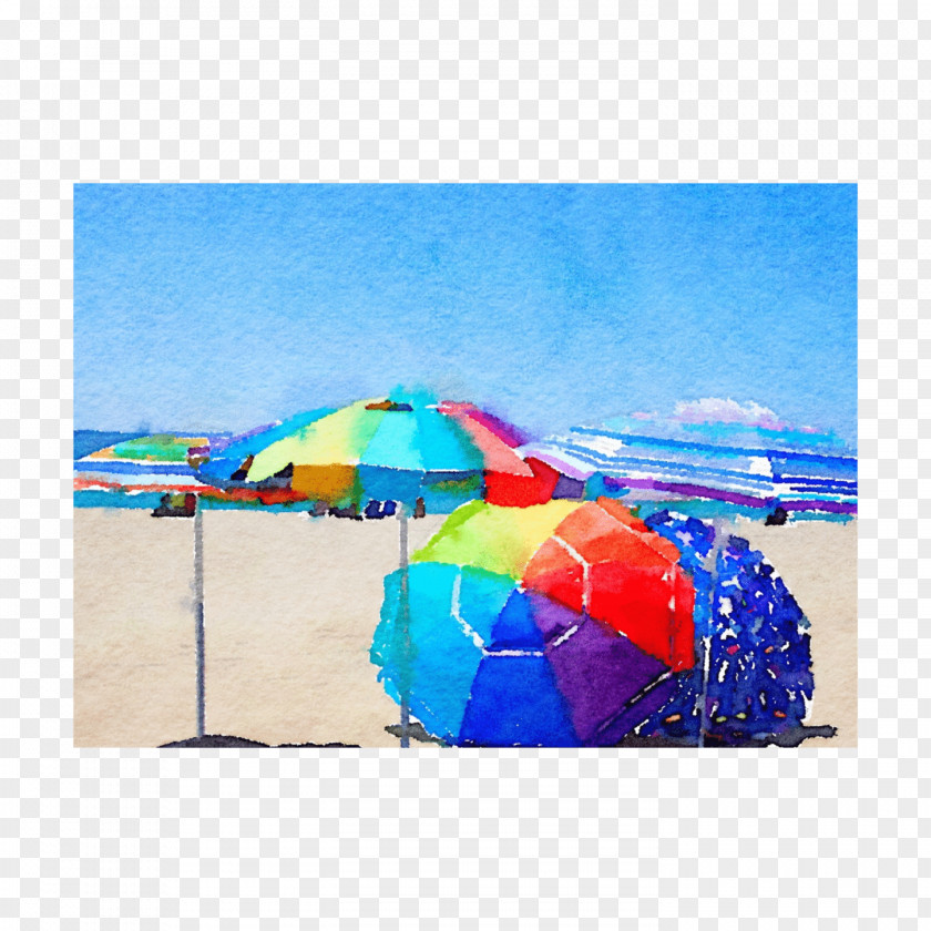 Beach Umbrella The Numeric Personality Los Angeles Immaginare Press PNG