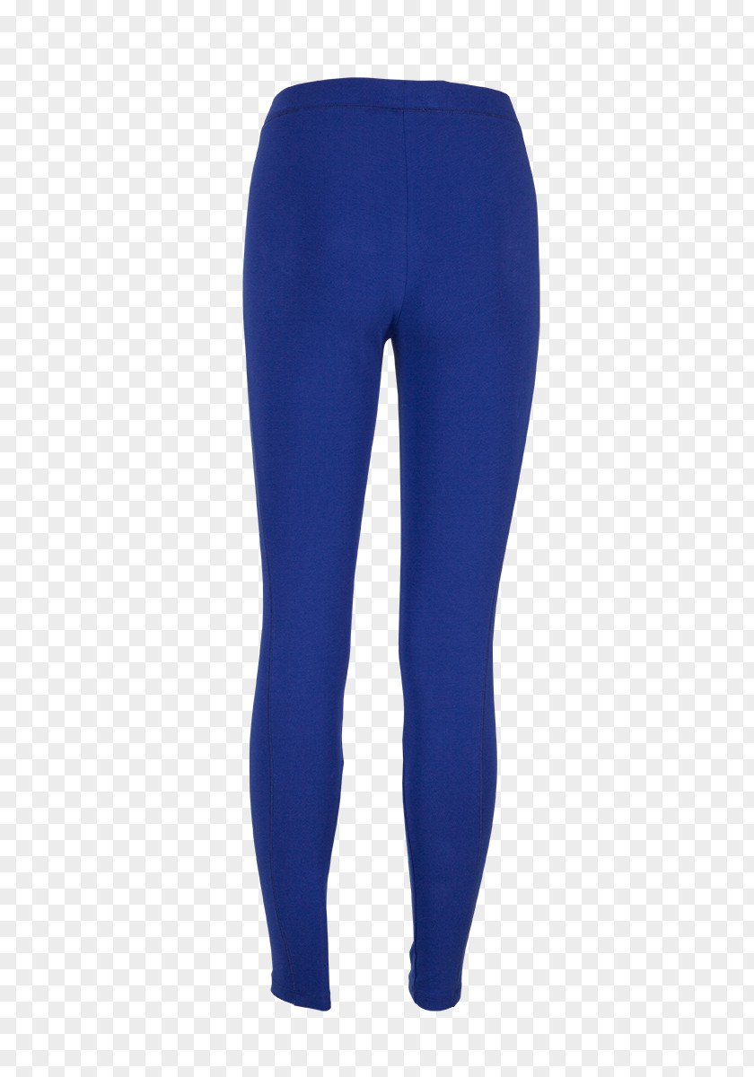 Clematis Leggings Waist Cobalt Blue PNG