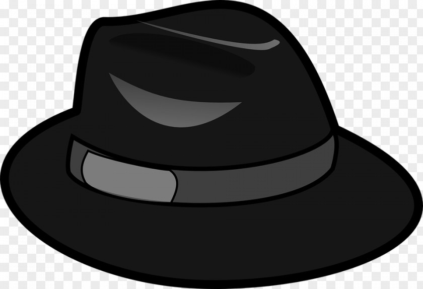 Hat Black Fedora Clip Art PNG