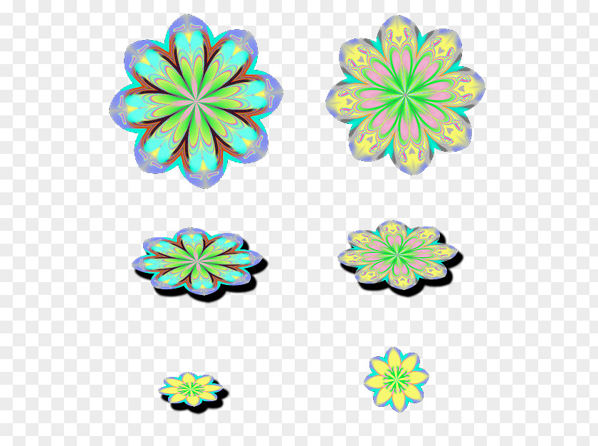 Some Cut Flowers Symmetry Body Jewellery Pattern PNG