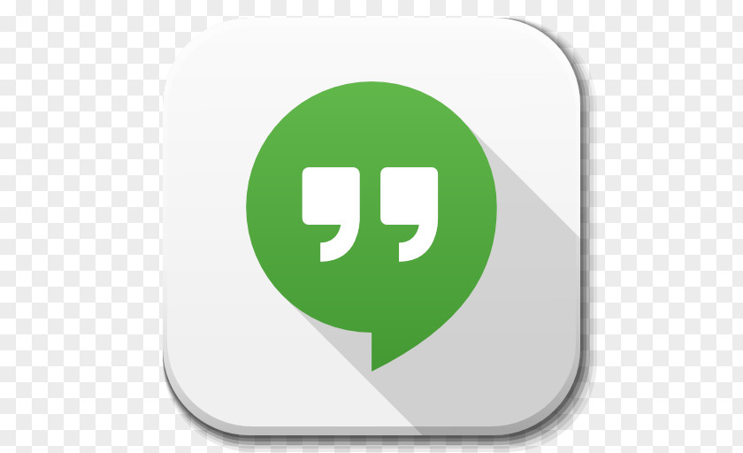 Apps Google Hangouts B Text Brand Sign PNG