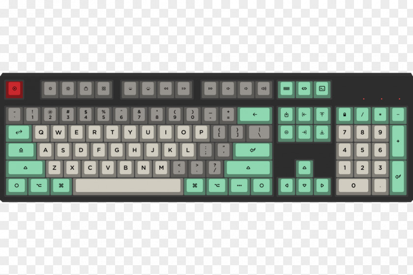 Cherry Computer Keyboard Keycap Electrical Switches Model M PNG