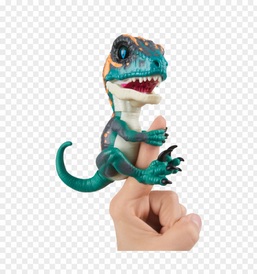 Dinosaur Fingerlings Untamed Interactive Baby Velociraptor WowWee PNG