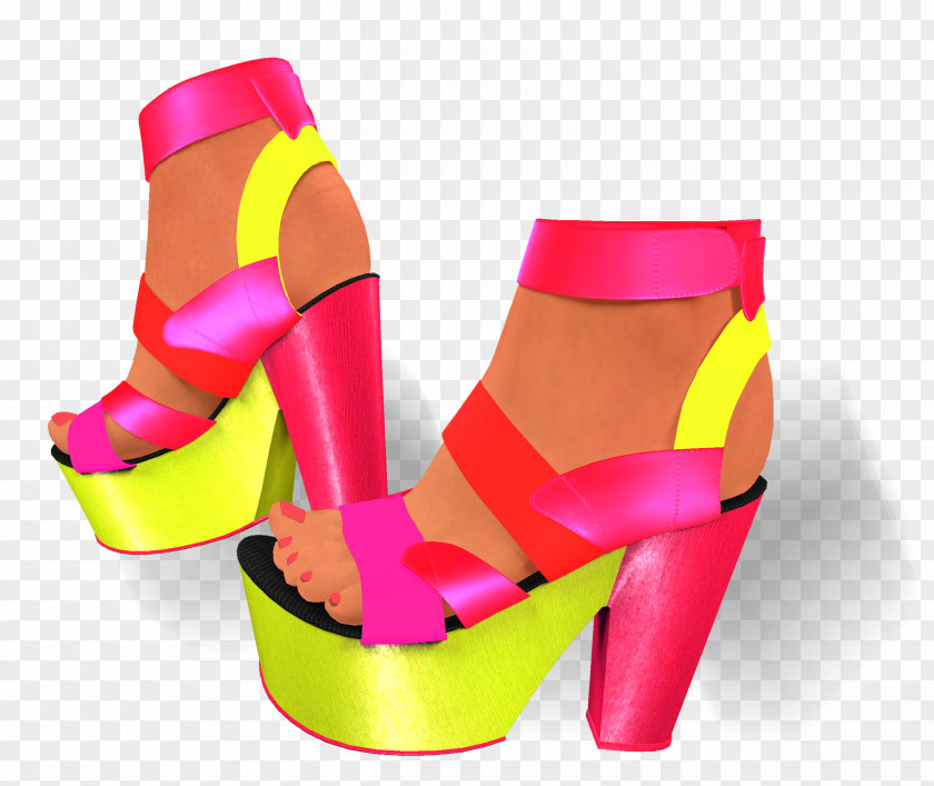 Sandal High-heeled Shoe PNG