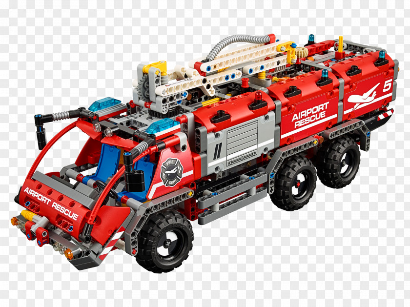 Toy LEGO Technic Airport Rescue Vehicle 42068 PNG