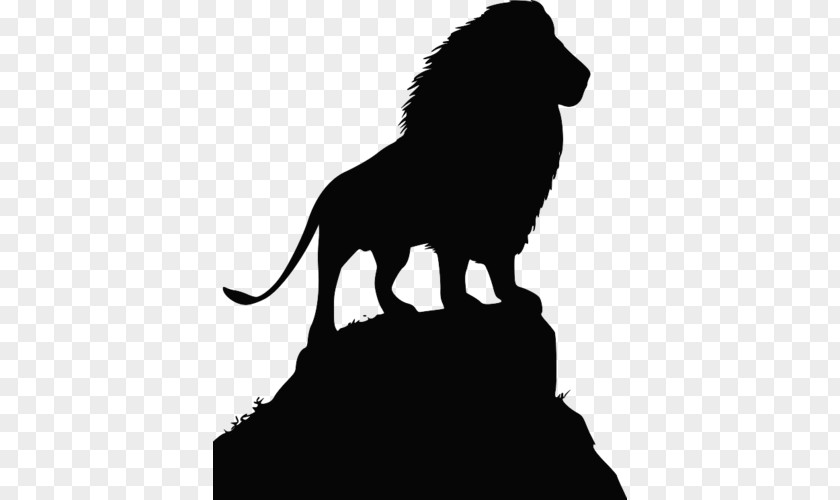 Lion Simba Silhouette Clip Art PNG