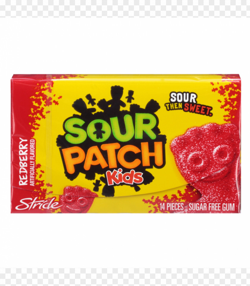 Chewing Gum Sour Patch Kids Fizz Stride PNG