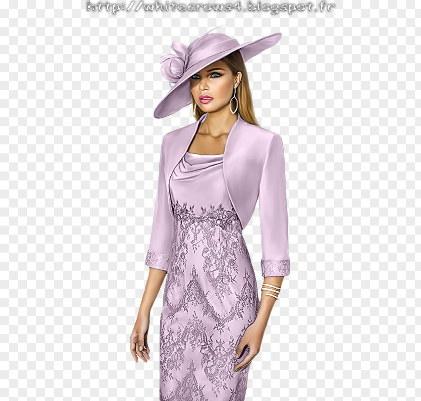 Dress Fashion Sleeve Lilac Costume PNG