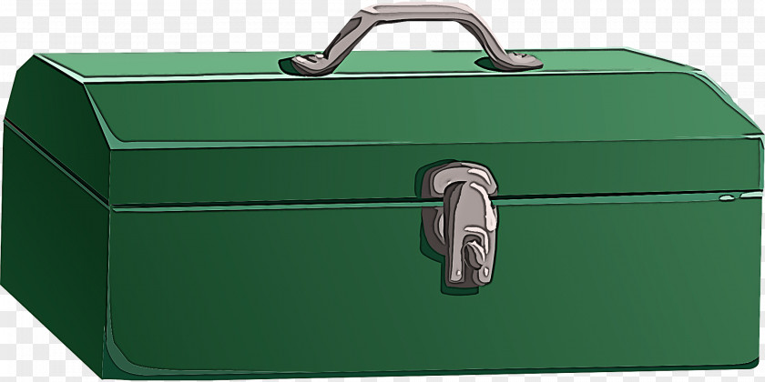 Green Bag Suitcase Toolbox Tackle Box PNG