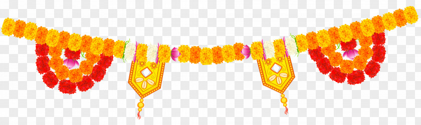 India Floral Decor Clip Art Image PNG