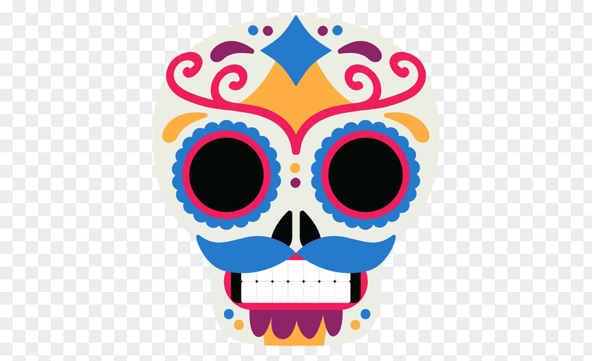 Mexico Day Of The Dead Skull Calavera Clip Art PNG