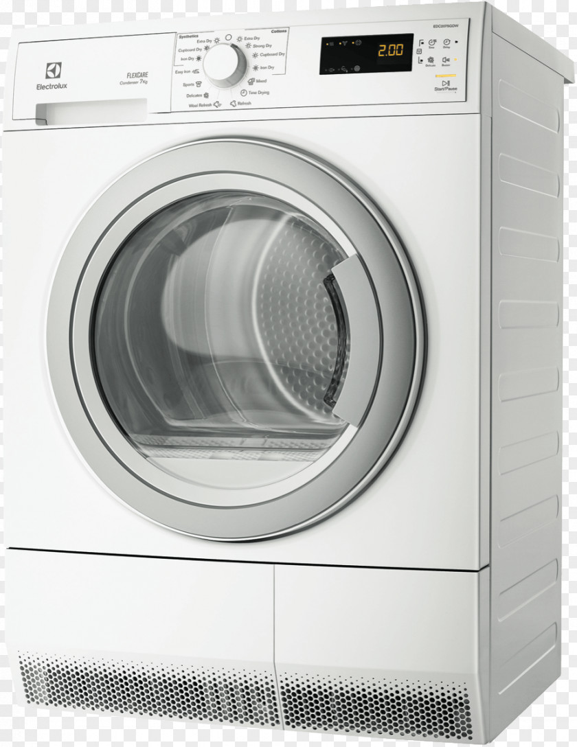 Washing Machine Clothes Dryer Condenser Electrolux Home Appliance Machines PNG