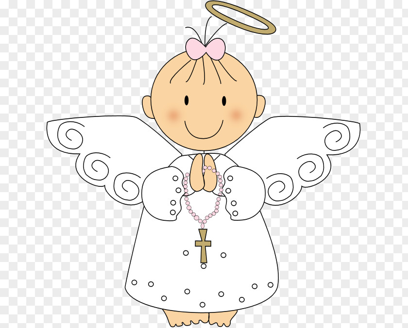Angel Baby Baptism Eucharist First Communion Child Christmas PNG