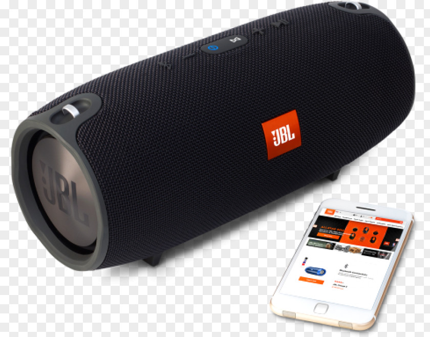 Bluetooth JBL Xtreme Wireless Speaker Loudspeaker Sound PNG