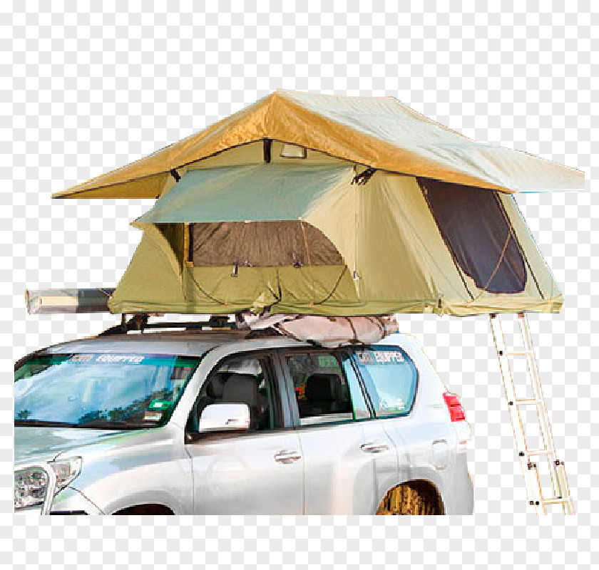 Car Roof Tent Camping Railing PNG