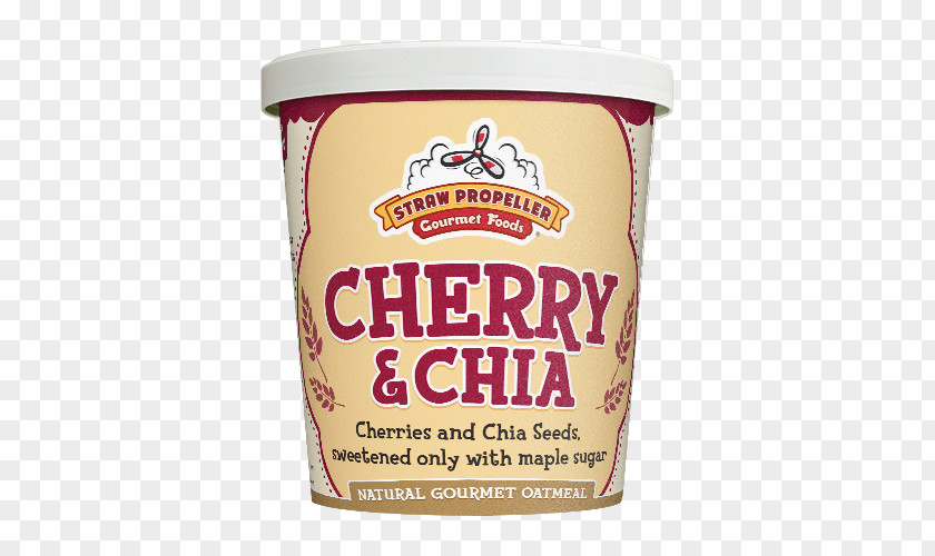 Cherry Hanging Cream Straw Propeller Gourmet Foods Oatmeal Cereal Breakfast Flavor PNG