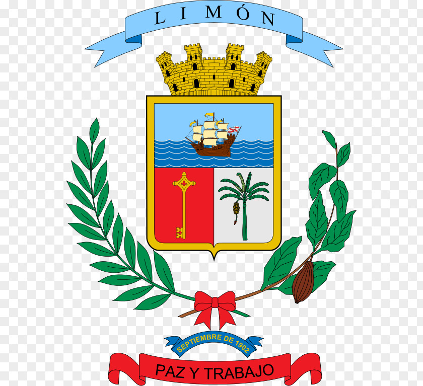 Costa Rica Coat Of Arms Emblem Provinces Limón San José Province Alajuela Heredia PNG