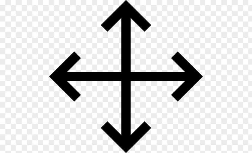 Crossroads Cursor Arrow Pointer PNG