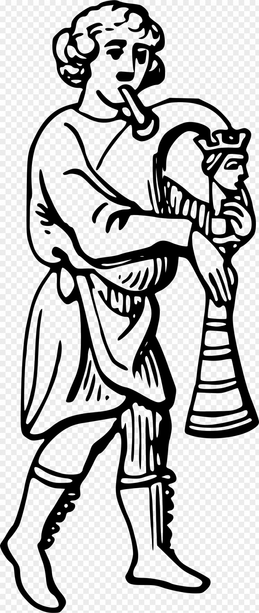 Musical Instruments Middle Ages Minstrel Drawing Clip Art PNG