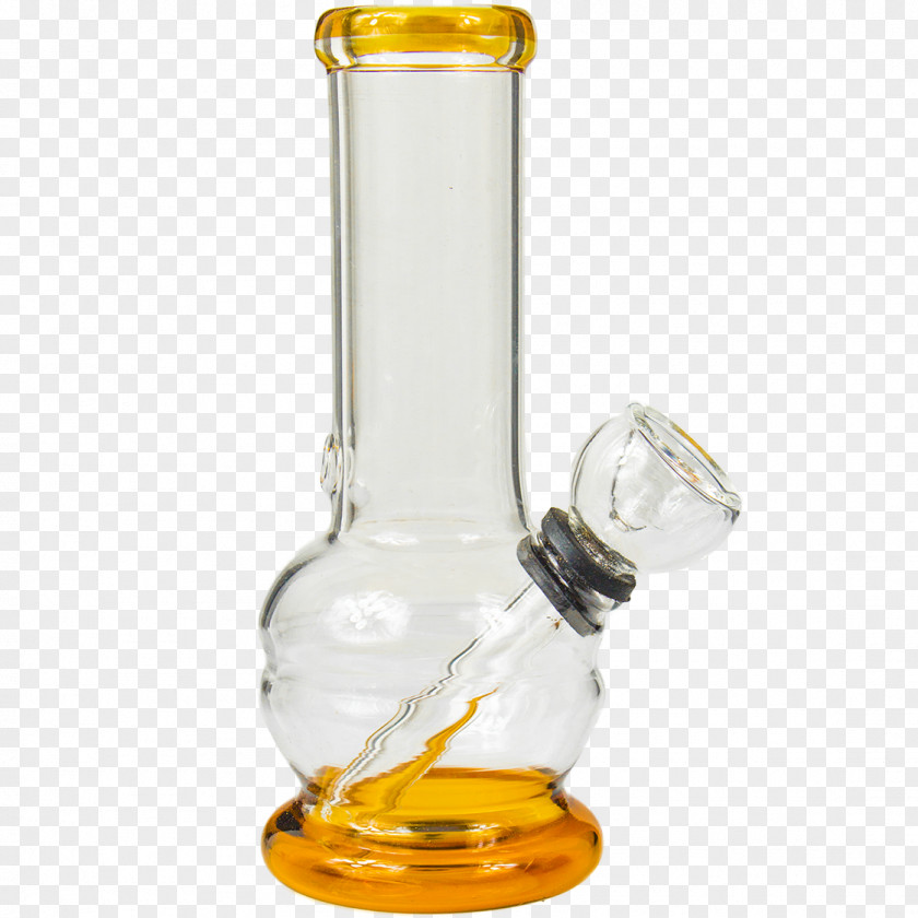 Glass Bottle Bong Smoking Pipe Bowl PNG
