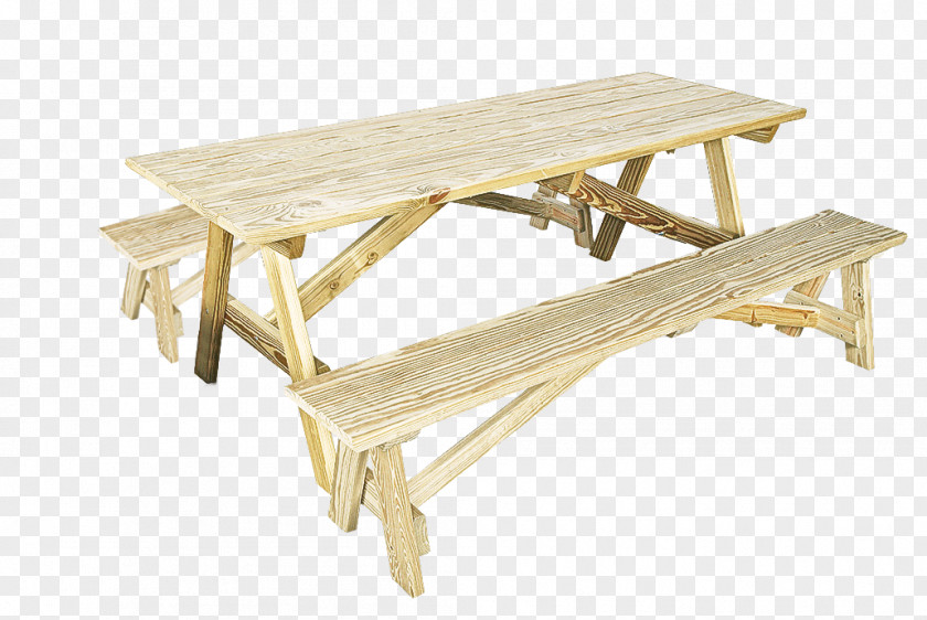 Outdoor Table Bench Angle PNG