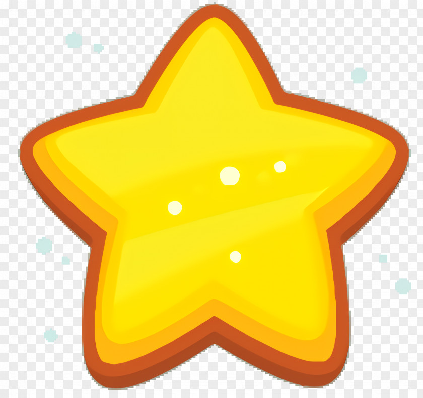 Symbol Yellow Star PNG