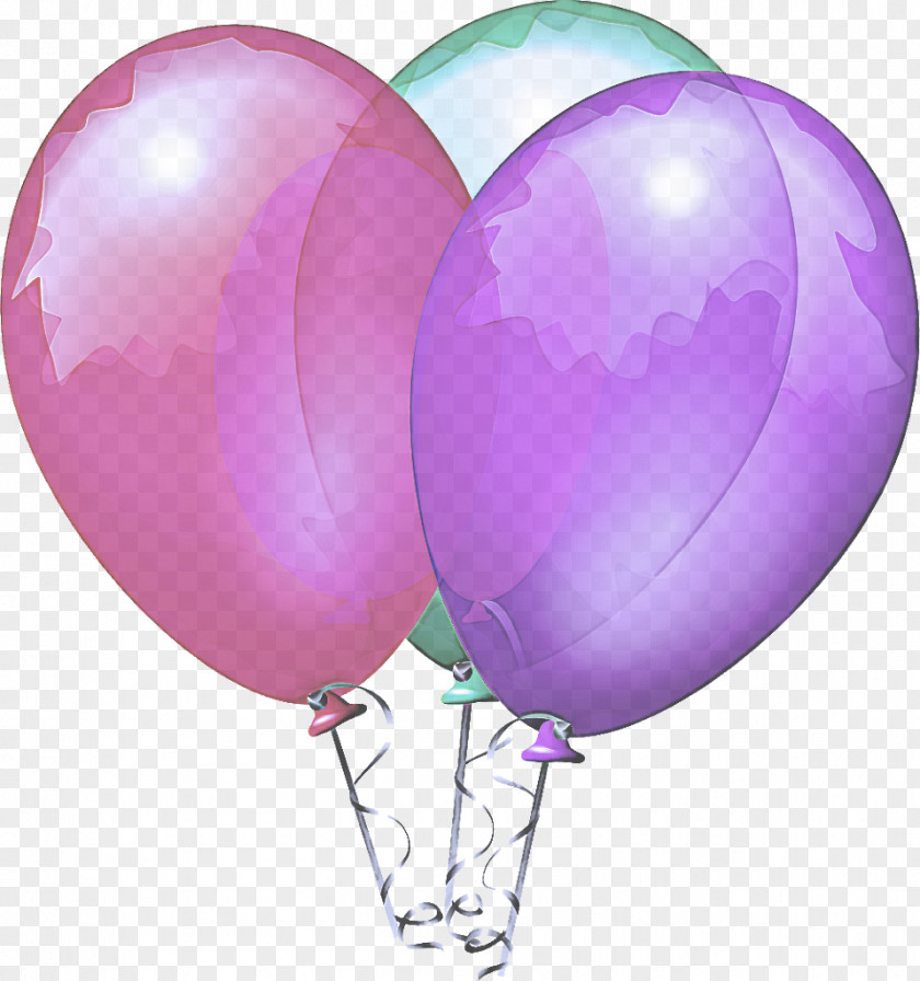 Toy Magenta Balloon Purple Party Supply Pink Violet PNG