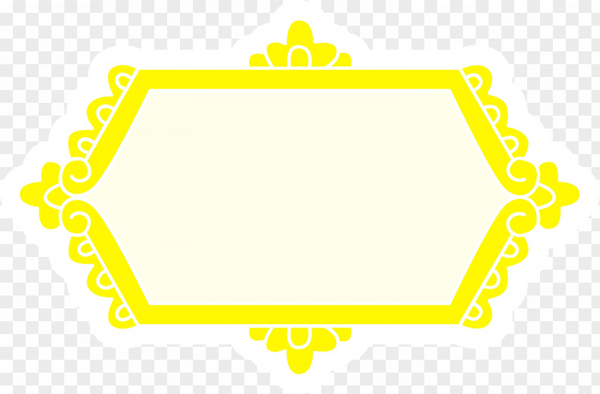 Yellow Pattern Line Area Meter PNG