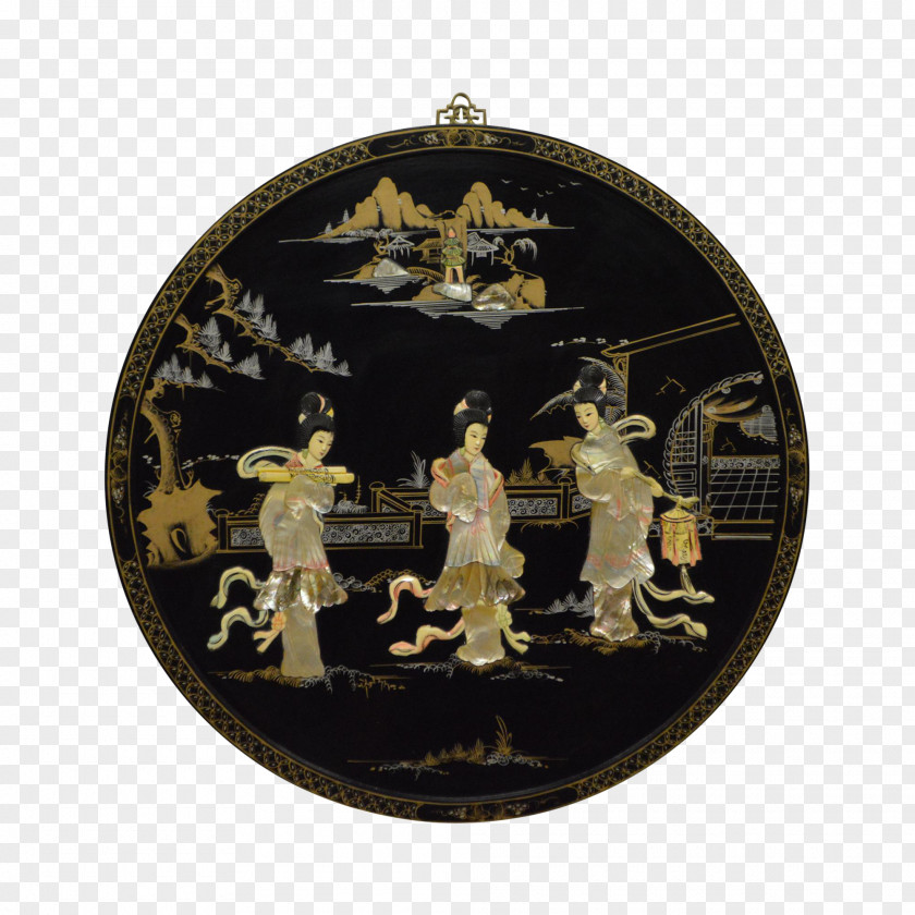 Chinoiserie Gold PNG
