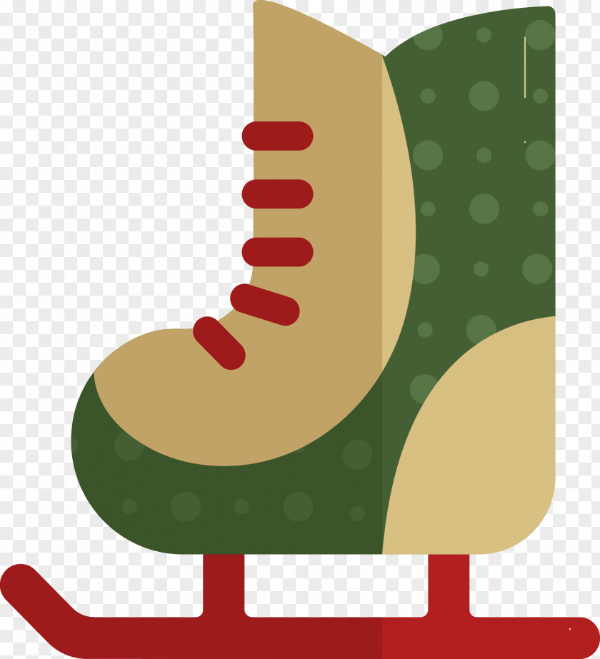 Furniture Chair Christmas Ice Skates PNG