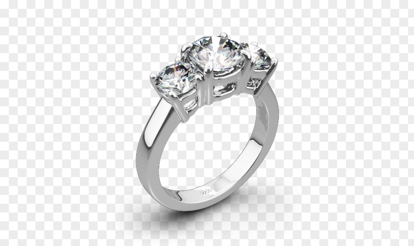 White Gold Marble Engagement Ring Wedding Jewellery PNG
