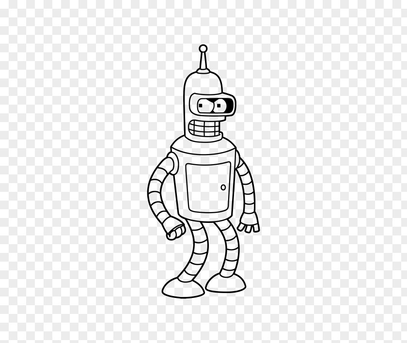 Bender Futurama Leela Philip J. Fry Planet Express Ship Drawing PNG