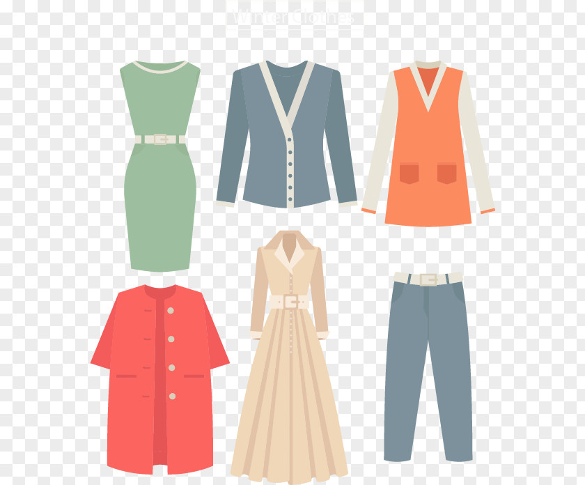 Fall And Winter Clothing Dress PNG